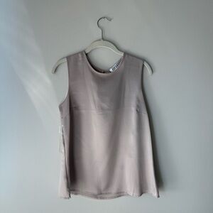 S | Champagne Sleeveless Blouse